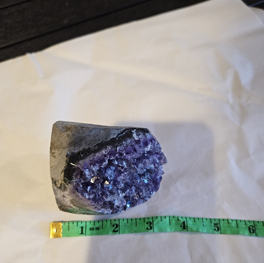 Amethyst Crystal Geode Home Accent - Picture 8 of 12